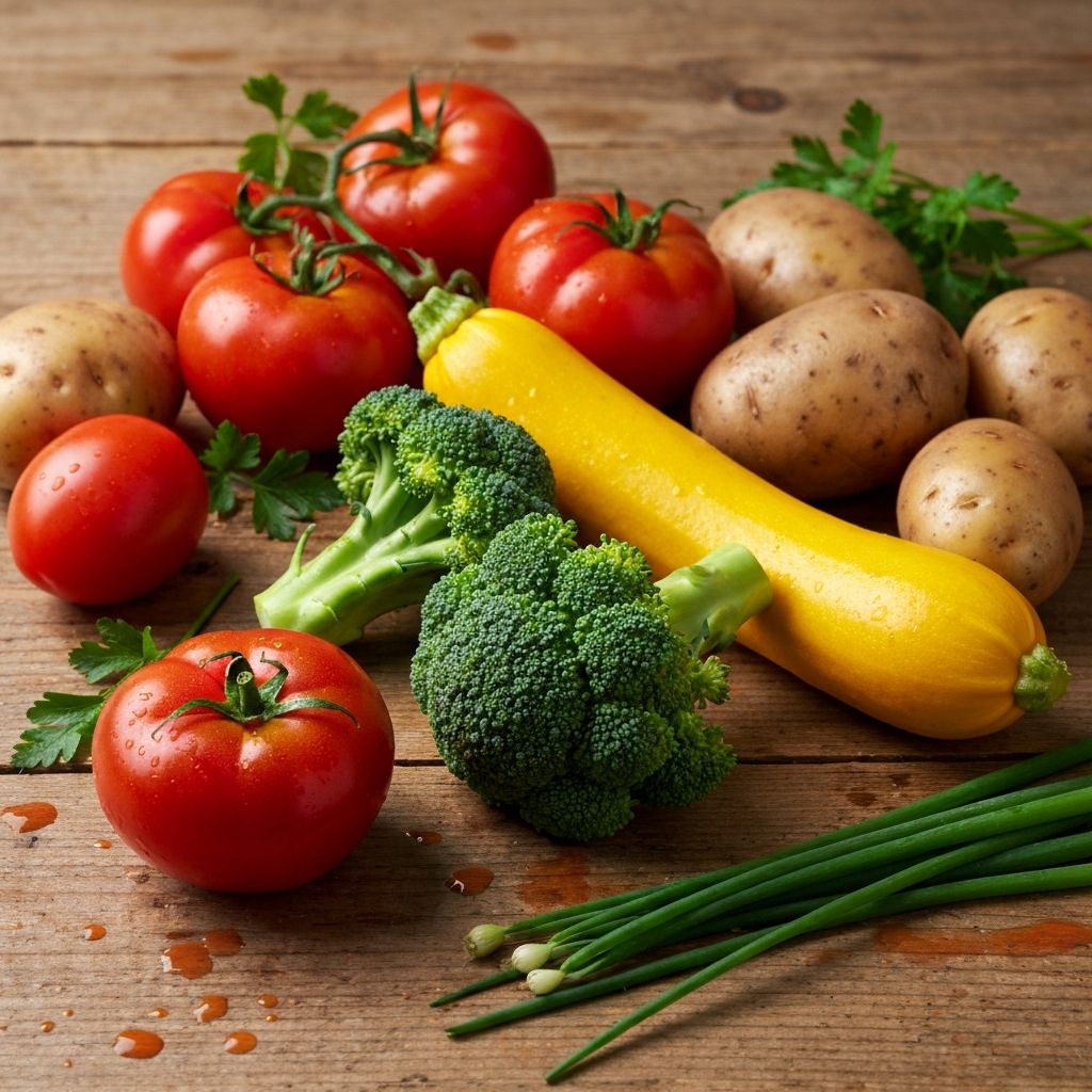 Verschiedene Gemüsesorten